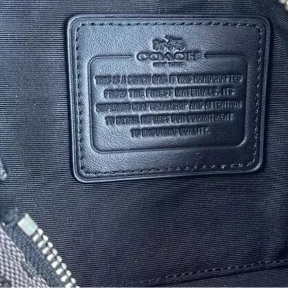 VINTAGE Y2K COACH CHARLEY CROSSBODY IN SIGNATURE COLOR AND MONOGRAM - Picture 6 of 7